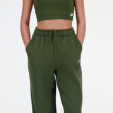New Balance Women's Linear Heritage Brushed Back Fleece Sweatpants-5
