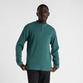 New Balance Men's Waffle Knit Long Sleeve Henley-1
