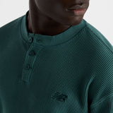 New Balance Men's Waffle Knit Long Sleeve Henley-4