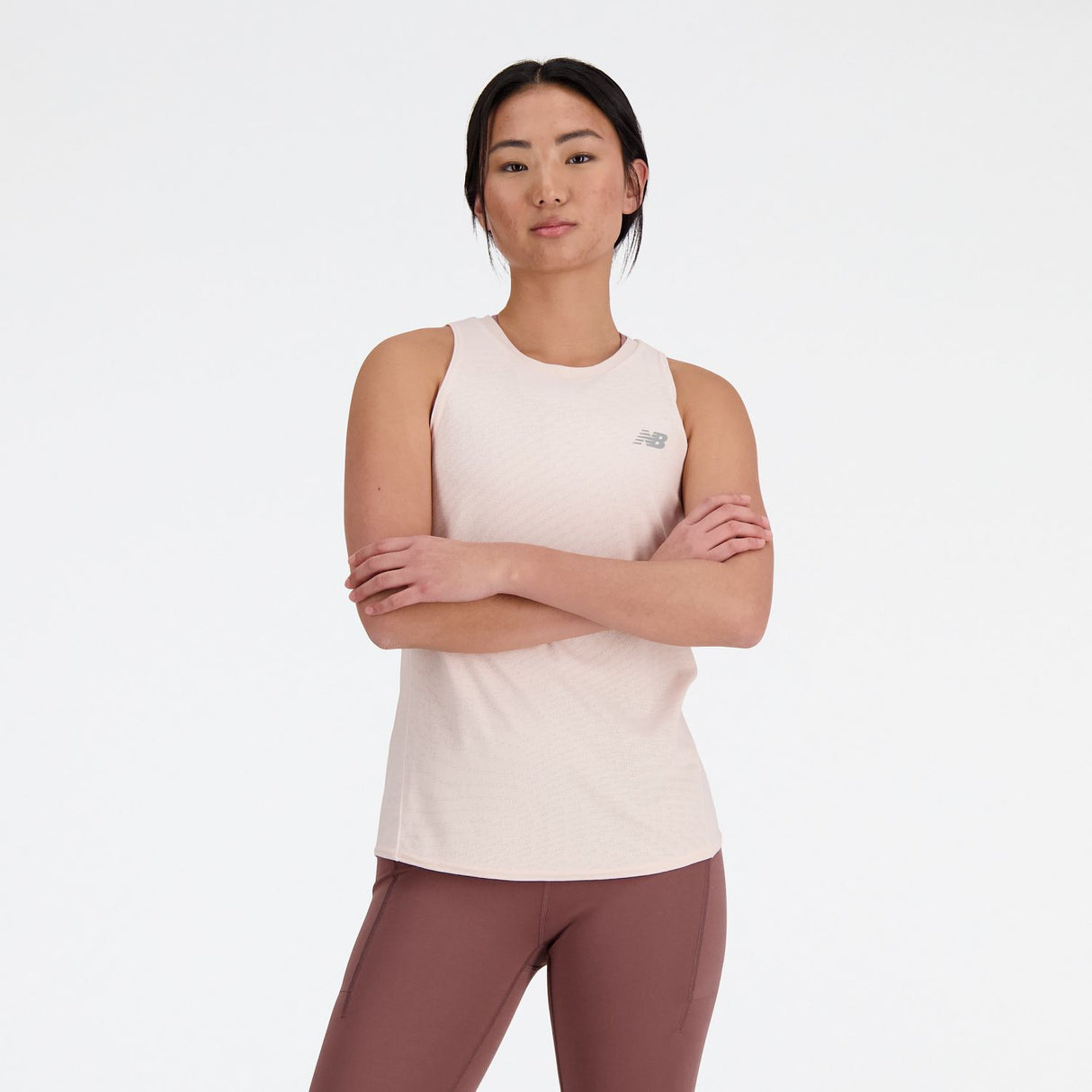 New Balance Women's Jacquard Slim Tank-2