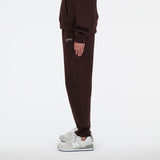 New Balance Women's Linear Heritage Brushed Back Fleece Sweatpants-2