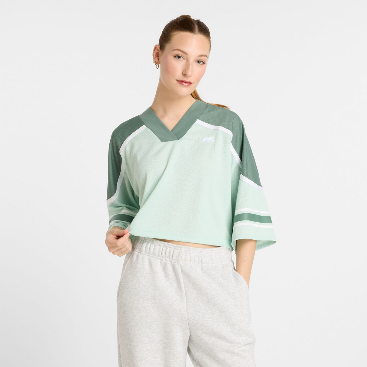 New Balance Women's Jersey Mesh T-Shirt-1