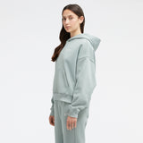 New Balance Women's Linear Heritage Brushed Back Fleece Hoodie-3