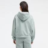 New Balance Women's Linear Heritage Brushed Back Fleece Hoodie-4