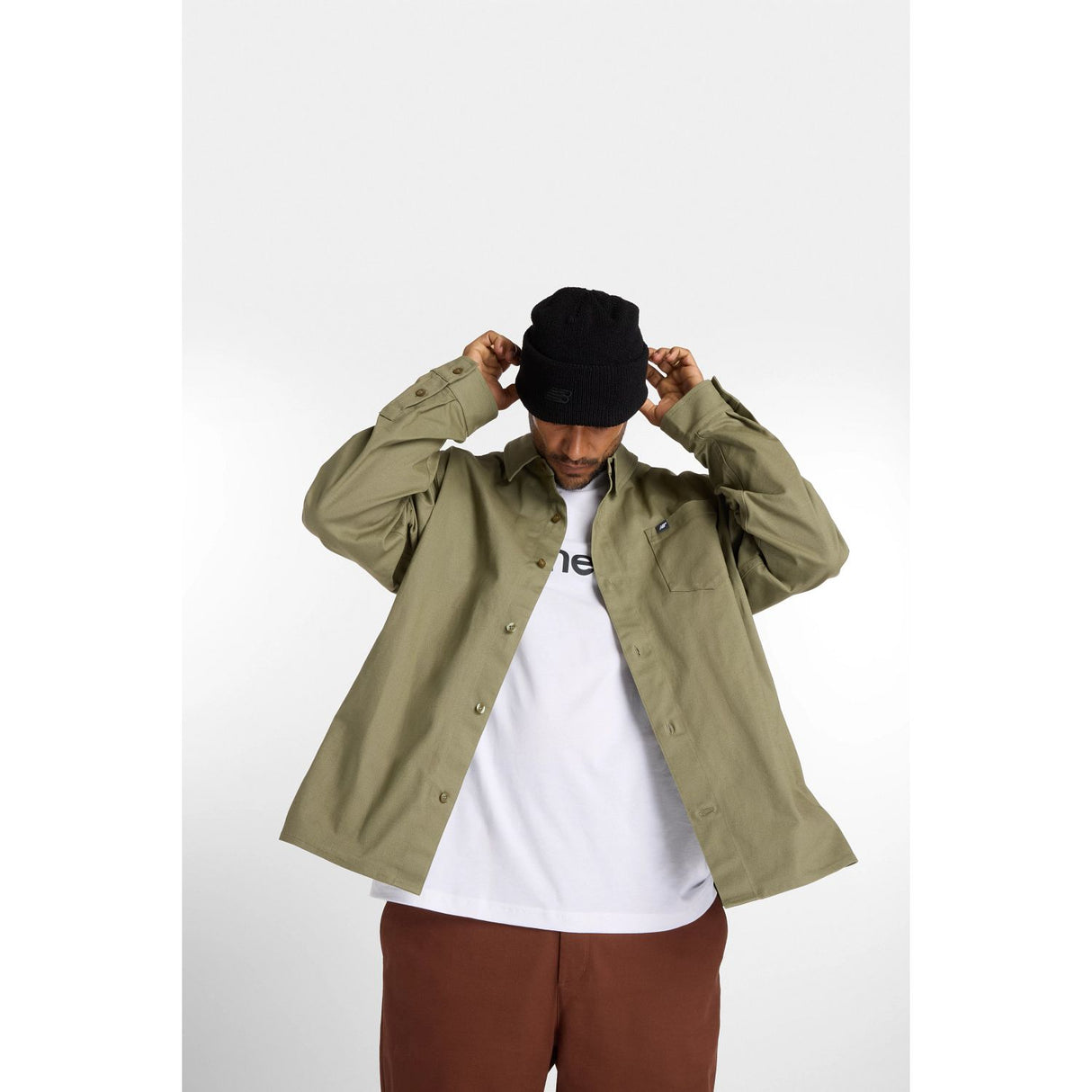 New Balance Men's Numeric Button Up Shirt-2