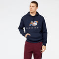 New Balance Men's Hoops Abstract Fleece Hoodie-1