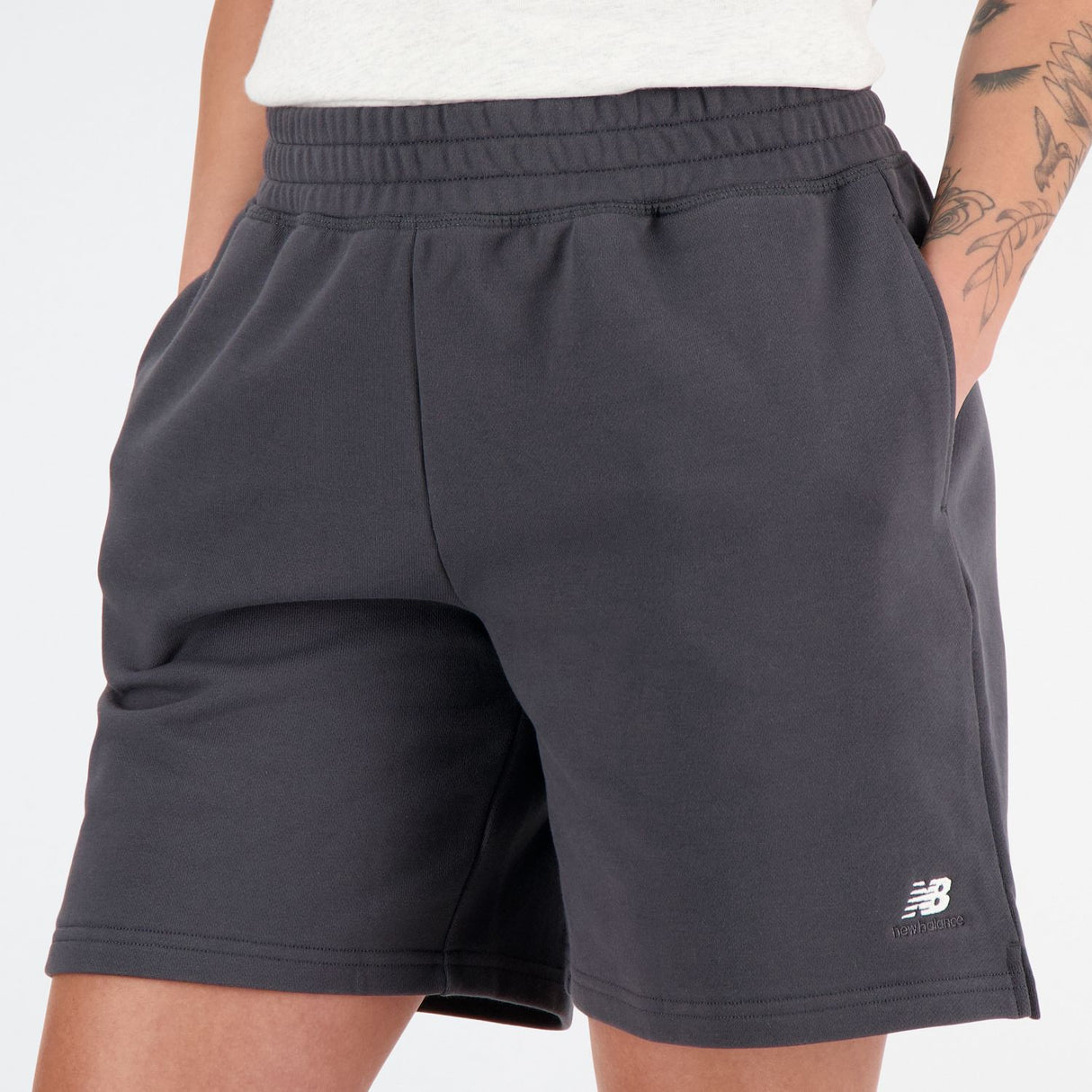 New Balance Women's Sport Essentials Premium French Terry Shorts-5