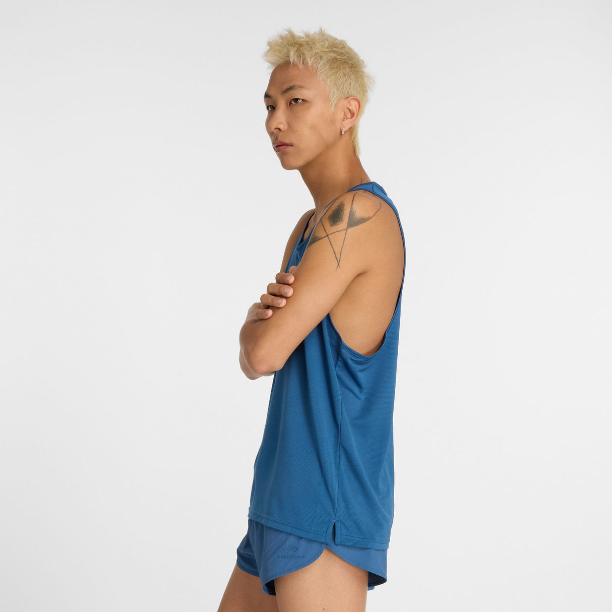 New Balance Men's District Vision X New Balance Singlet-4