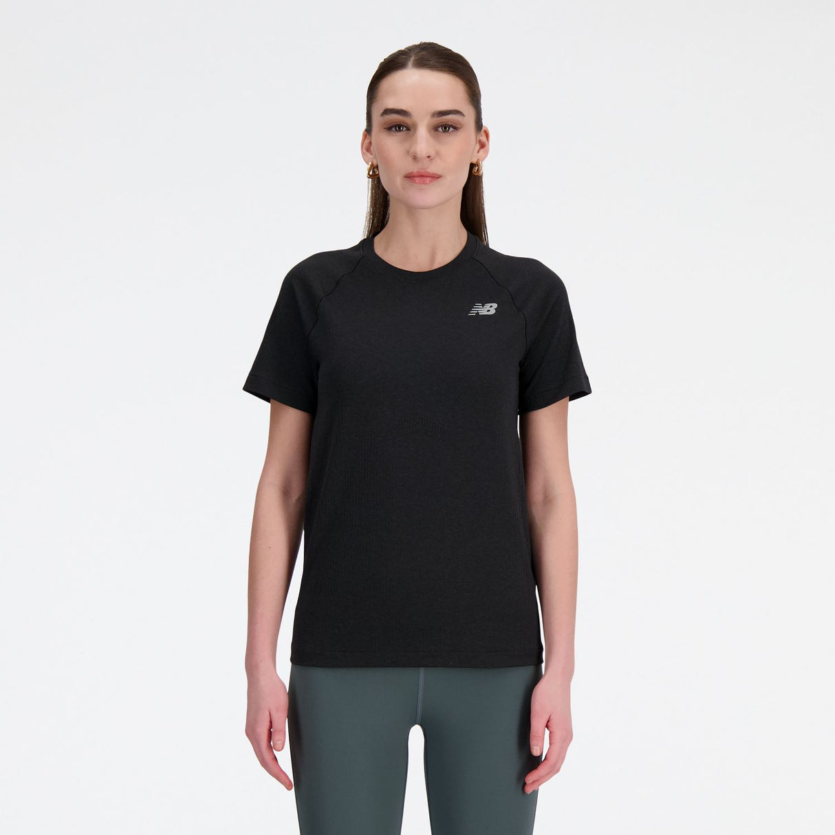 New Balance Women's Knit Slim T-Shirt-3