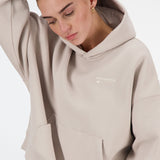 New Balance Women's Linear Heritage Brushed Back Fleece Hoodie-4