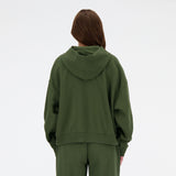 New Balance Women's Linear Heritage Brushed Back Fleece Hoodie-3