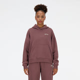 New Balance Women's Linear Heritage Brushed Back Fleece Hoodie-3