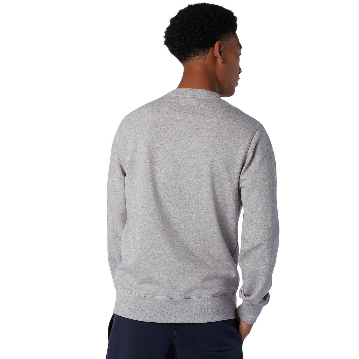 New Balance Men's Essentials Stacked Logo Crew-5