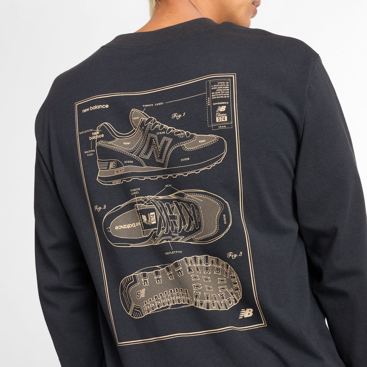 New Balance Men's Athletics Relaxed 574 Sketch Long Sleeve-6