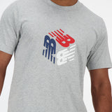 New Balance Men's Sport Box Logo T-Shirt-4