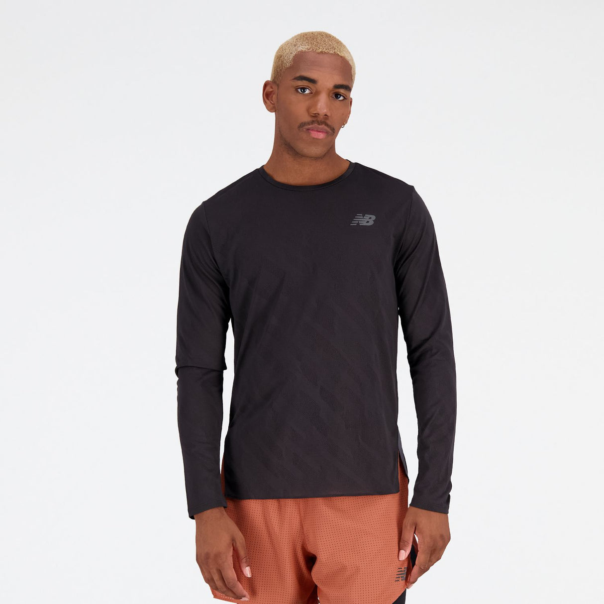 New Balance Men's Q Speed Jacquard Long Sleeve-1