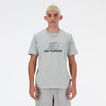 New Balance Men's Sport Graphic V Flying NB Brand T-Shirt-1