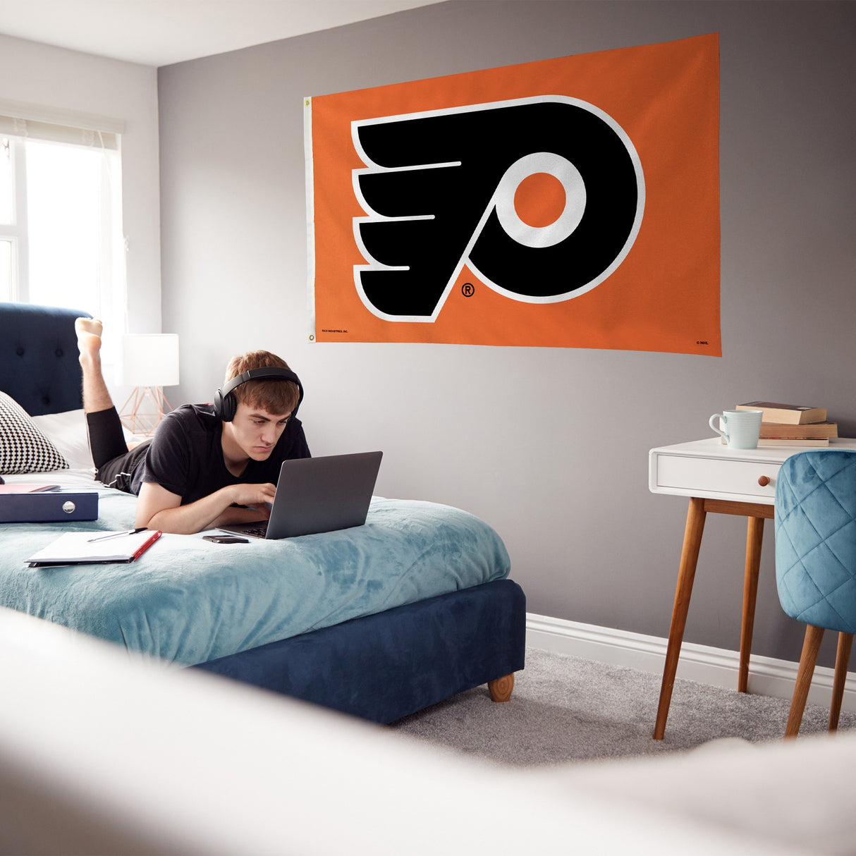 Rico Industries NHL  Philadelphia Flyers Standard 3' x 5' Banner Flag-3