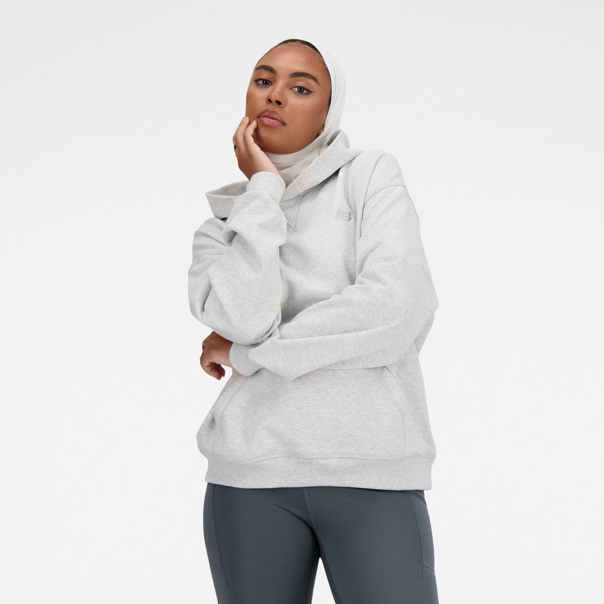New Balance Women's Athletics French Terry Hoodie-2