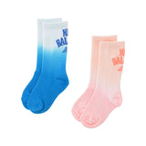 New Balance Youth Tie Dye Crew Socks 2 Pair-1