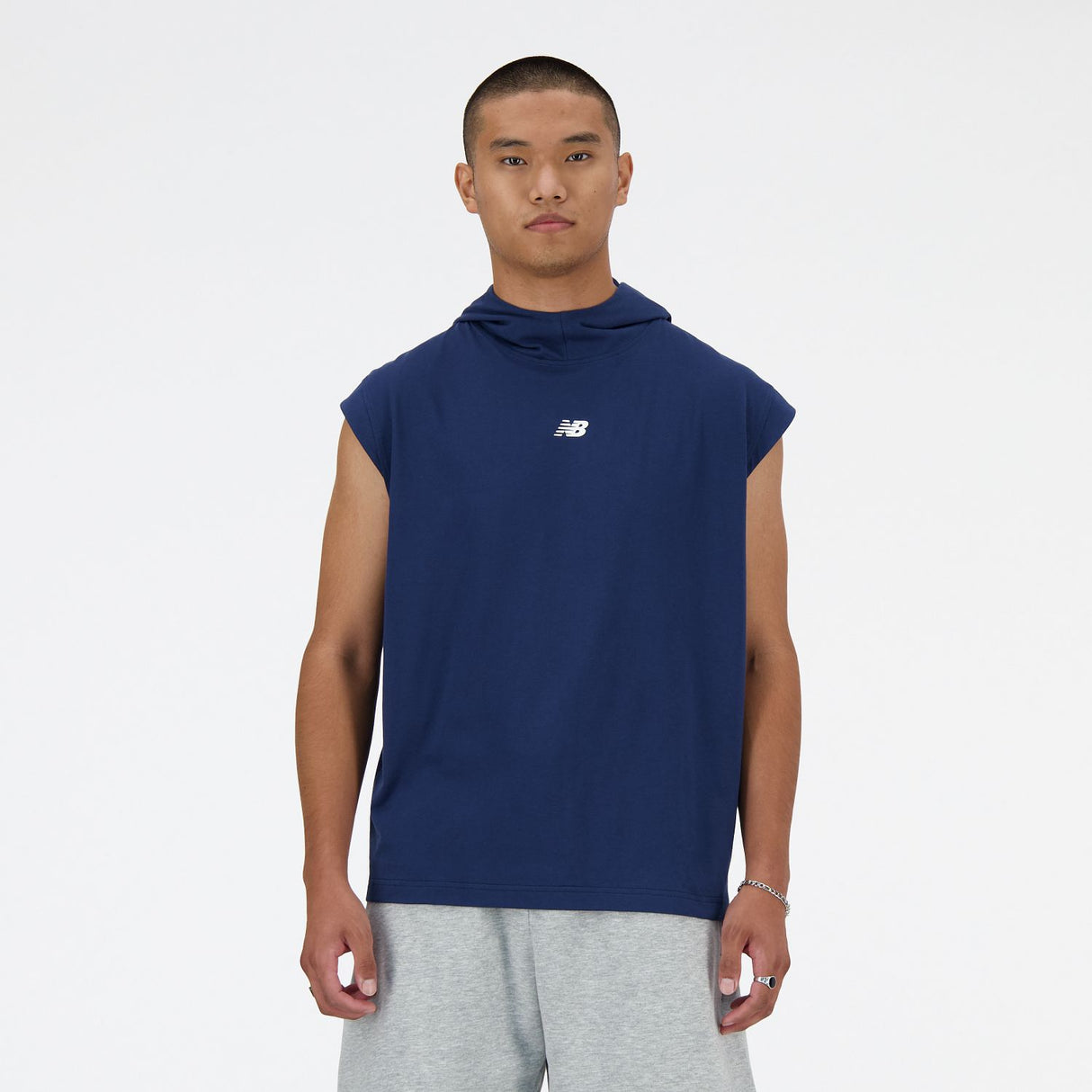 New Balance Men's BP Sleeveless Lightweight Hoodie-3