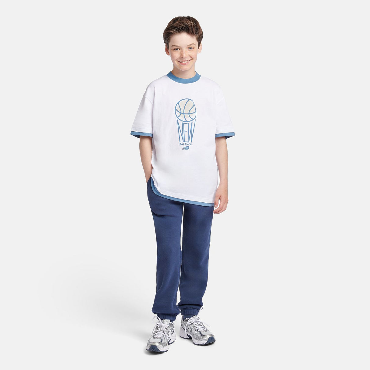 New Balance Youth Hoops Graphic T-Shirt-4