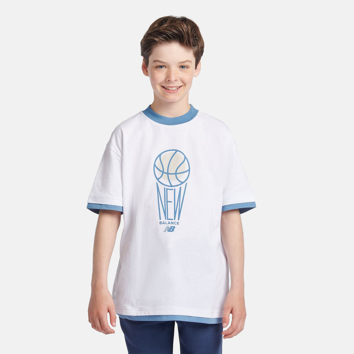 New Balance Youth Hoops Graphic T-Shirt-5