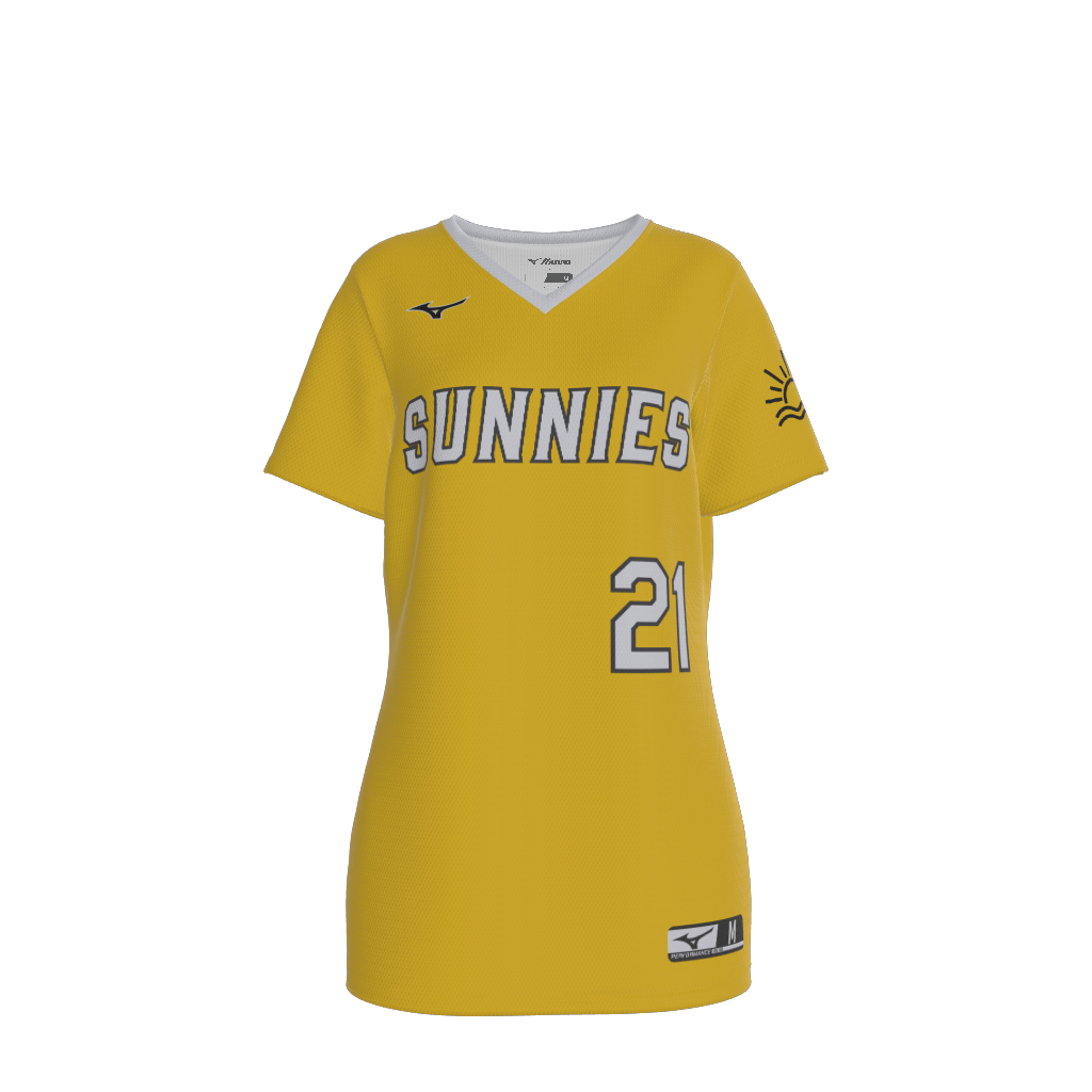 Mizuno V-Neck Short Sleeve Jersey League Outfitters