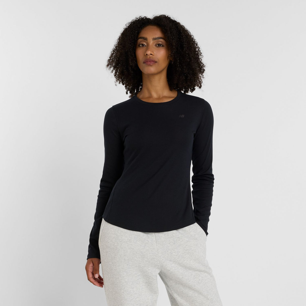 New Balance Women's Micro-Rib Long Sleeve-1