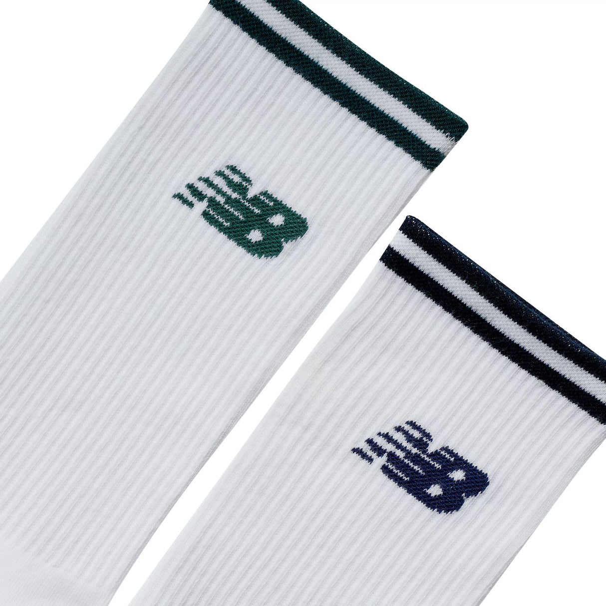 New Balance Running Stripe Midcalf Socks 2 Pairs-3