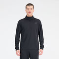 New Balance Men's  Knit 1/4 Zip Pullover-1