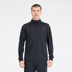 New Balance Men's  Knit 1/4 Zip Pullover-1