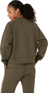 Asics Women's Nagino Refined Texture Sweat Top-2