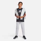 New Balance Youth French Terry Stacked Logo Jogger-4