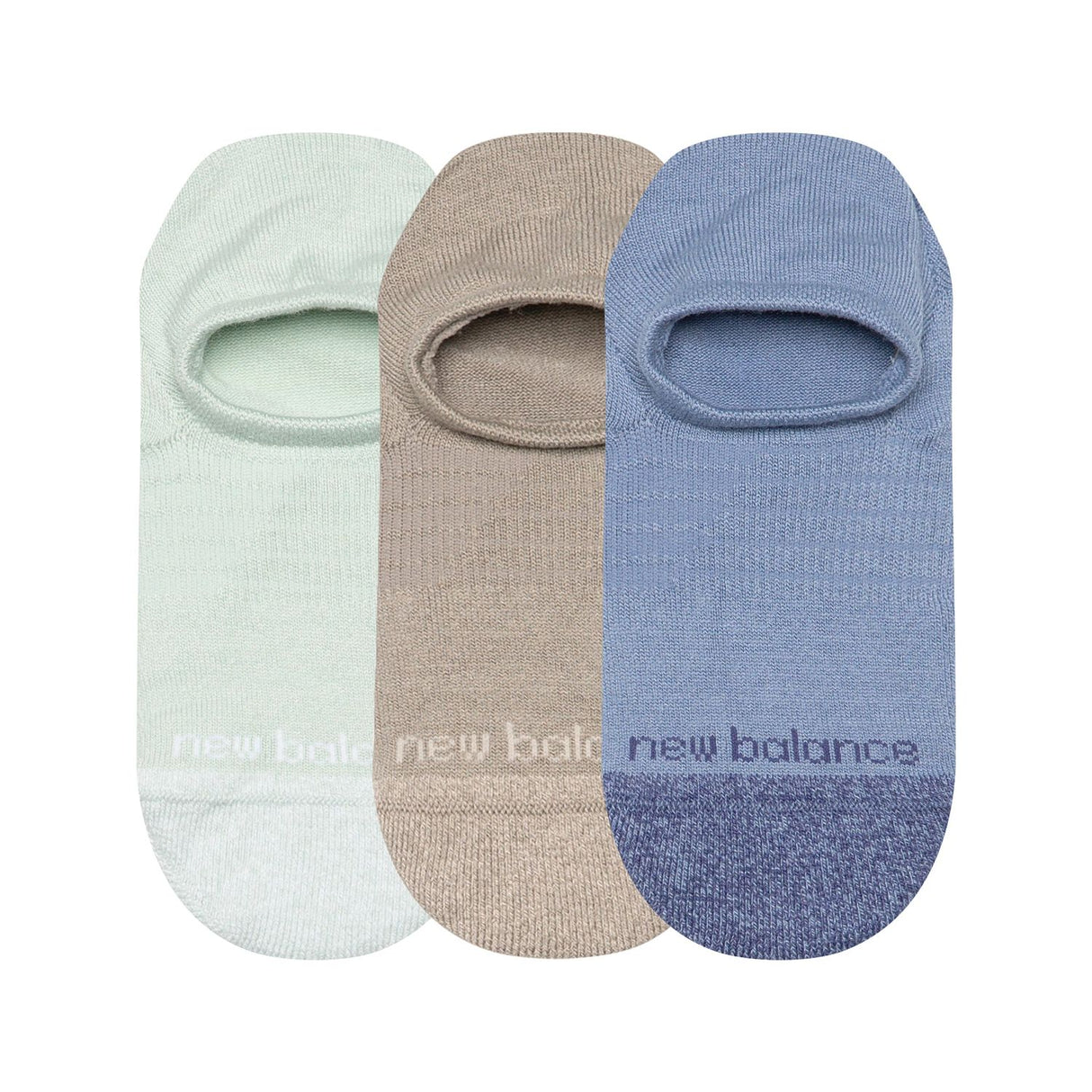 New Balance Active Invisible No Show Socks 3 Pack-2