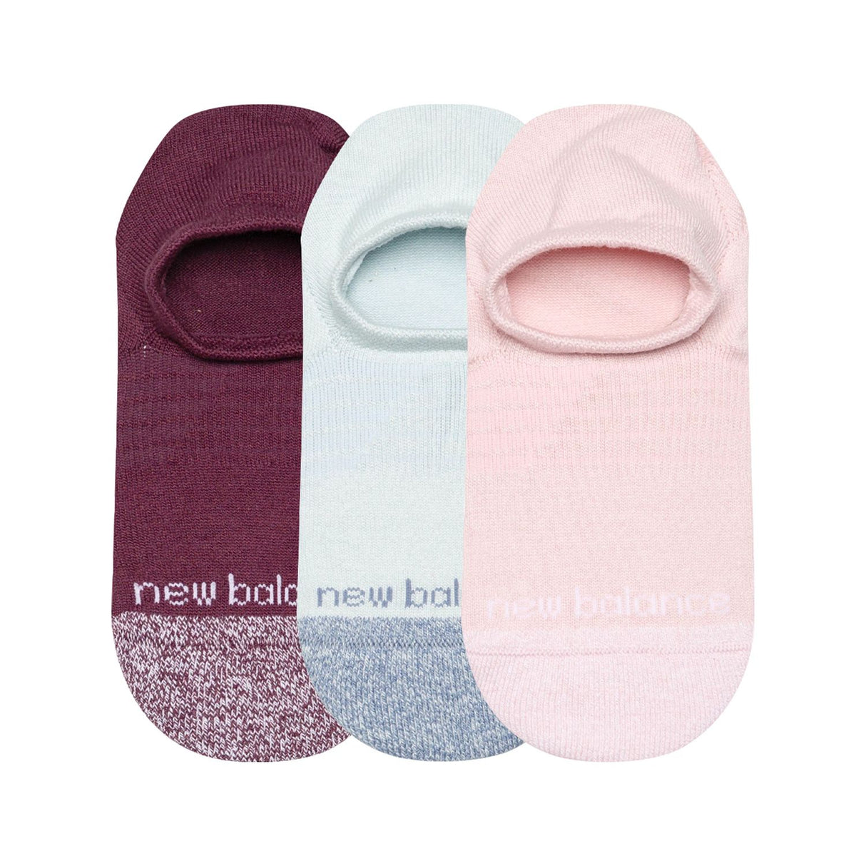 New Balance Active Invisible No Show Socks 3 Pack-2