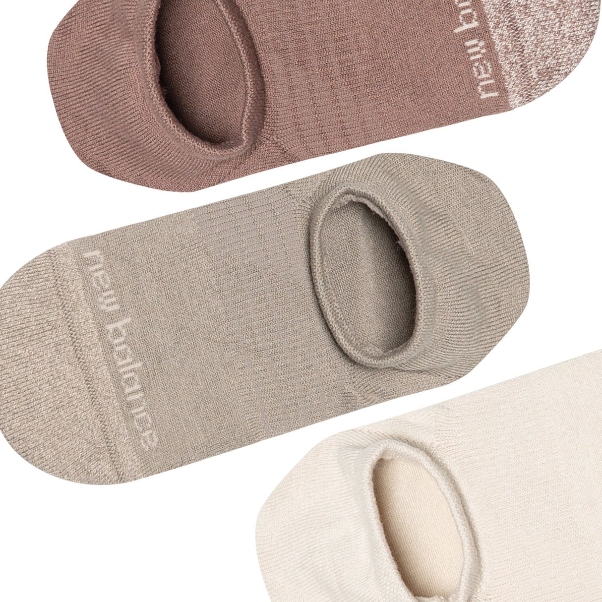 New Balance Active Invisible No Show Socks 3 Pack-4