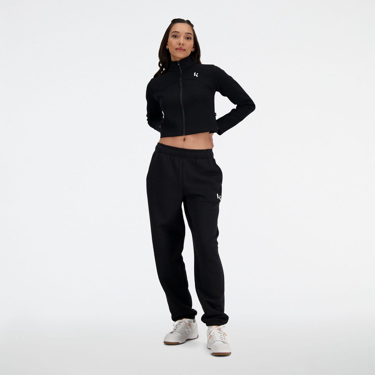 New Balance Women's Klutch X NB Full Zip Jacket Womens Apparel Sweatshirts & Fleece