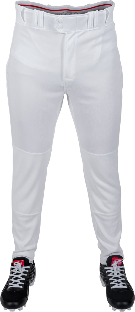 Rawlings Adult Plated Solid Pro Taper Fit Baseball Pants-1