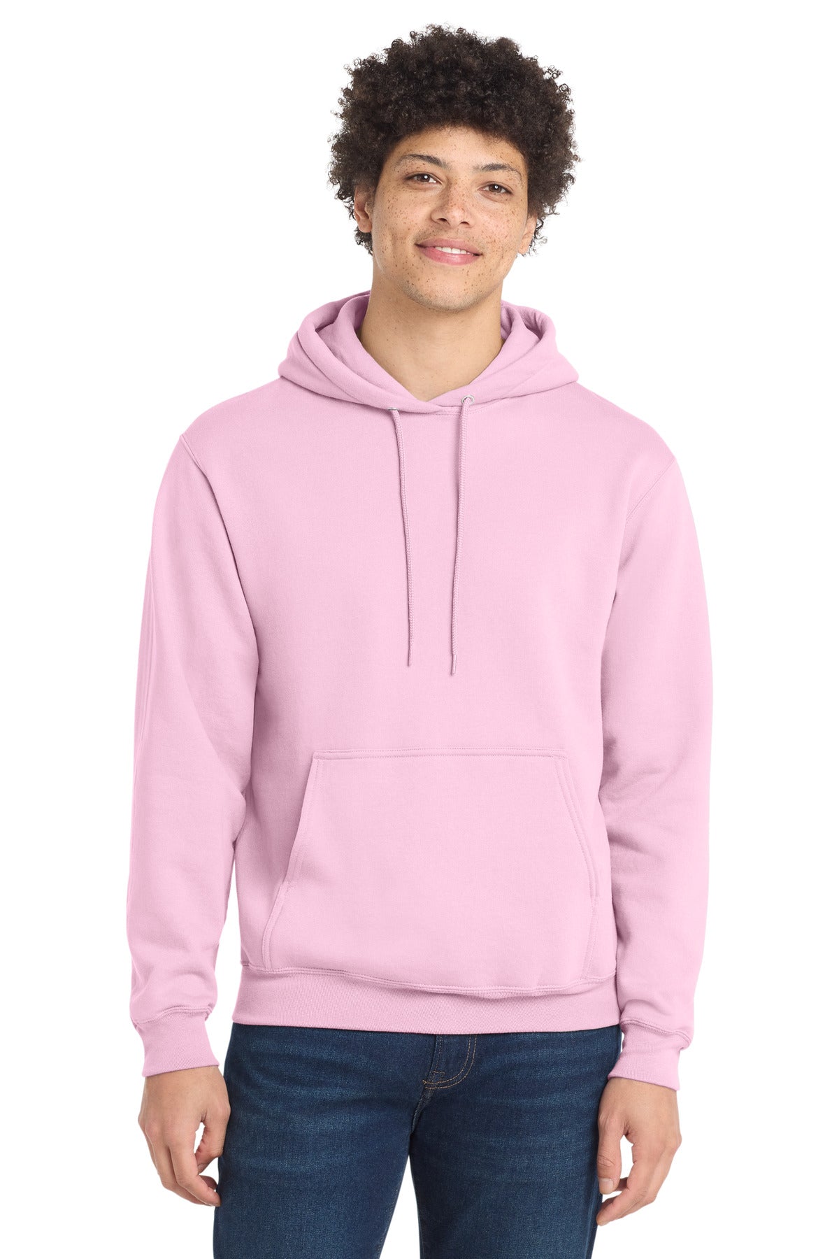 Port & Co Men's   Core Fleece Pullover Hooded Sweatshirt