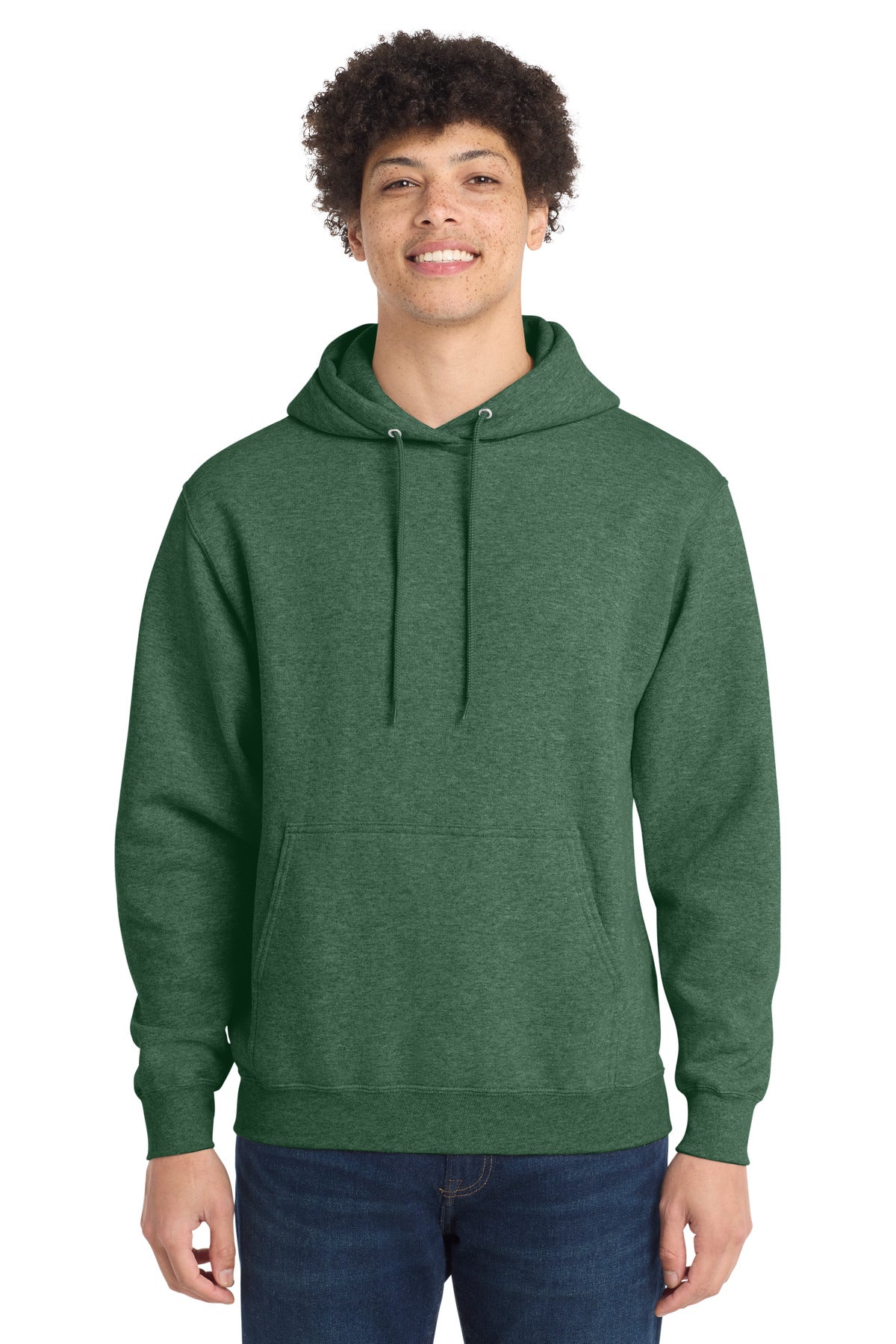 Port & Co Men's   Core Fleece Pullover Hooded Sweatshirt