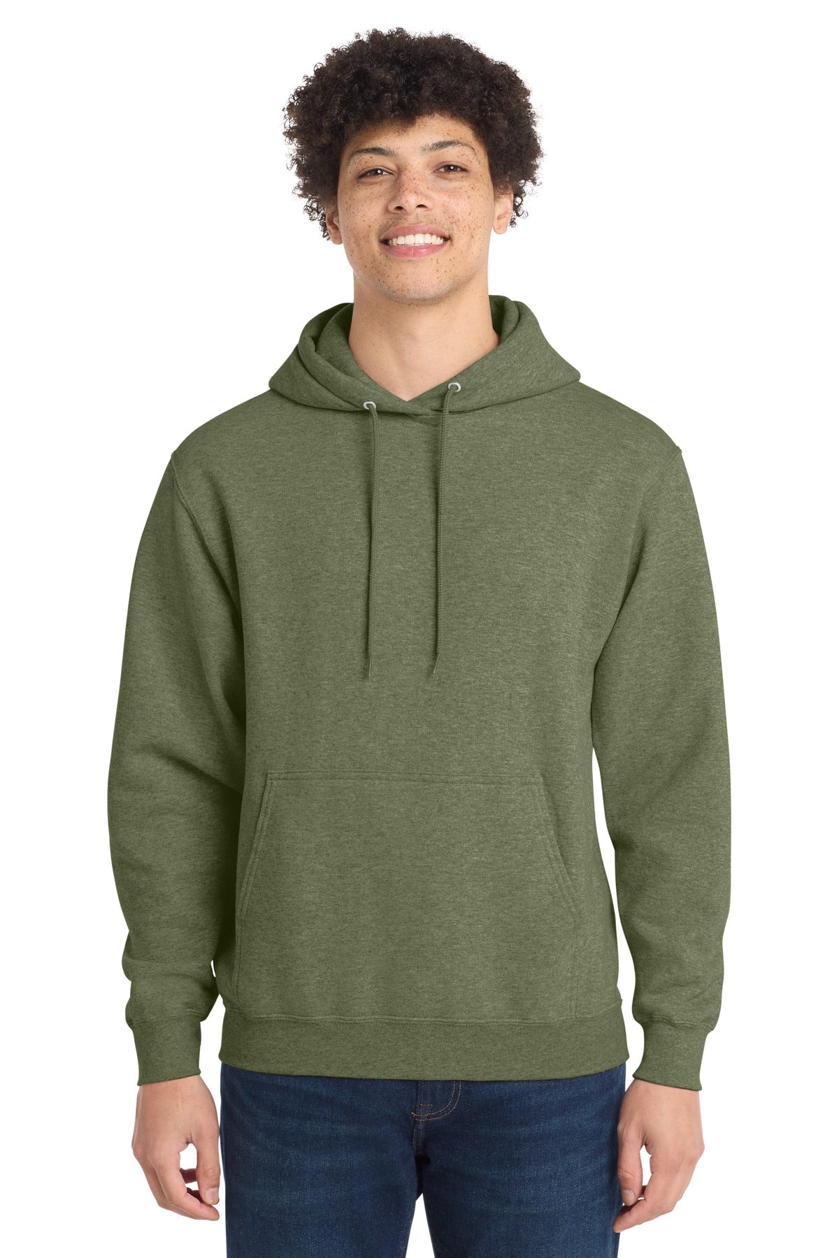 Port & Co Men's   Core Fleece Pullover Hooded Sweatshirt