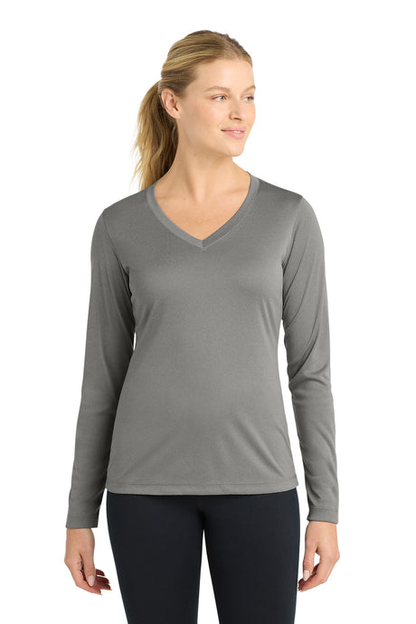 Sport-Tek Women's   Long Sleeve PosiCharge   Competitor V-Neck Tee