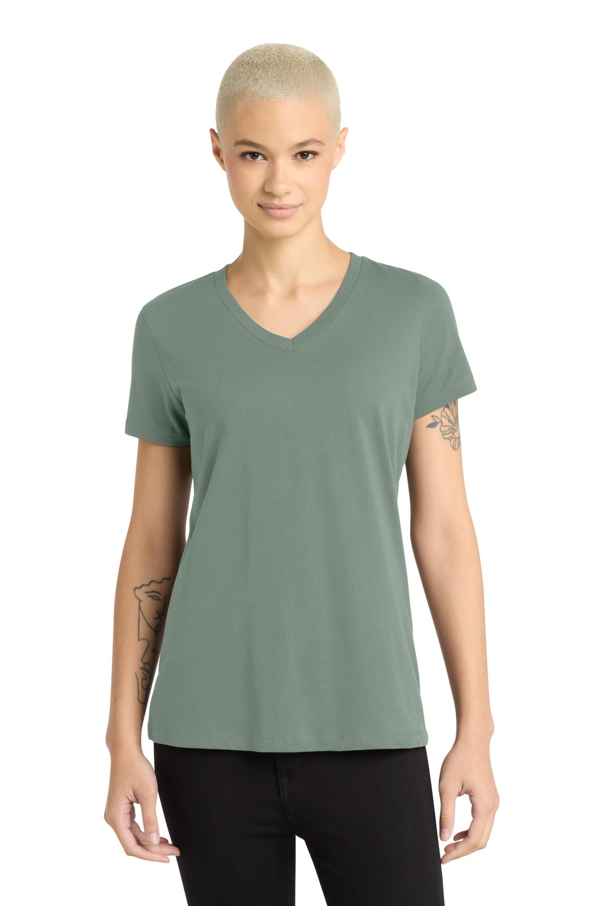 District Women's   Perfect Weight   V-Neck Tee