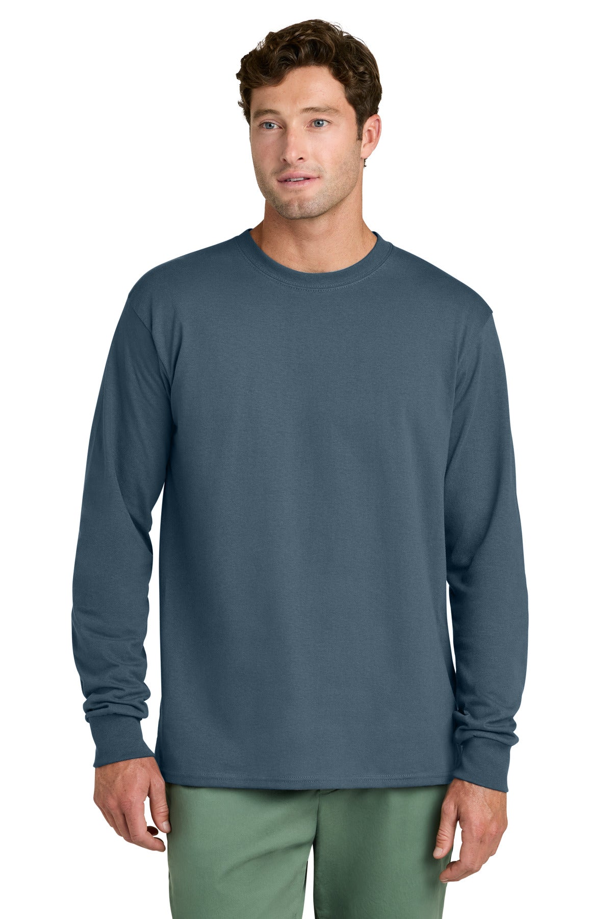 Port & Co Men's   Long Sleeve Core Cotton Tee