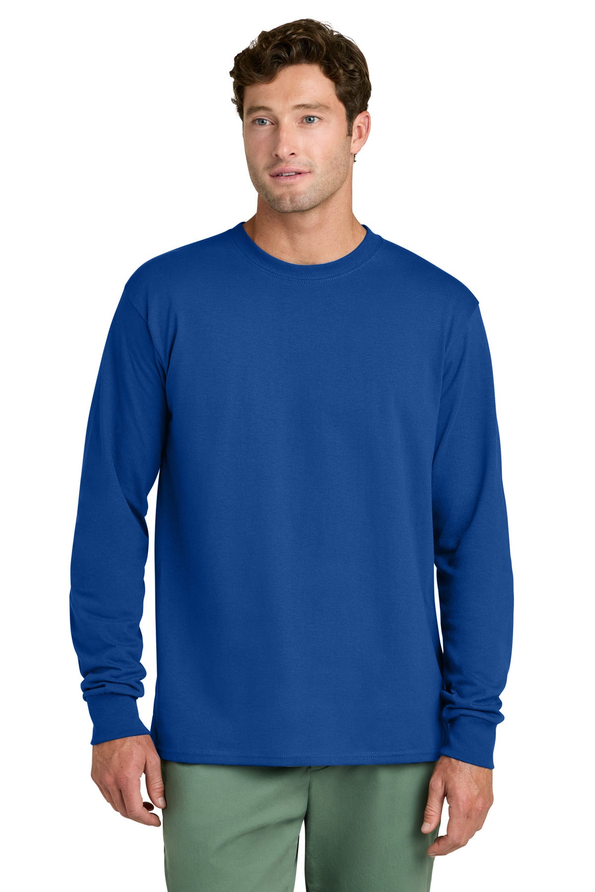 Port & Co Men's   Long Sleeve Core Cotton Tee