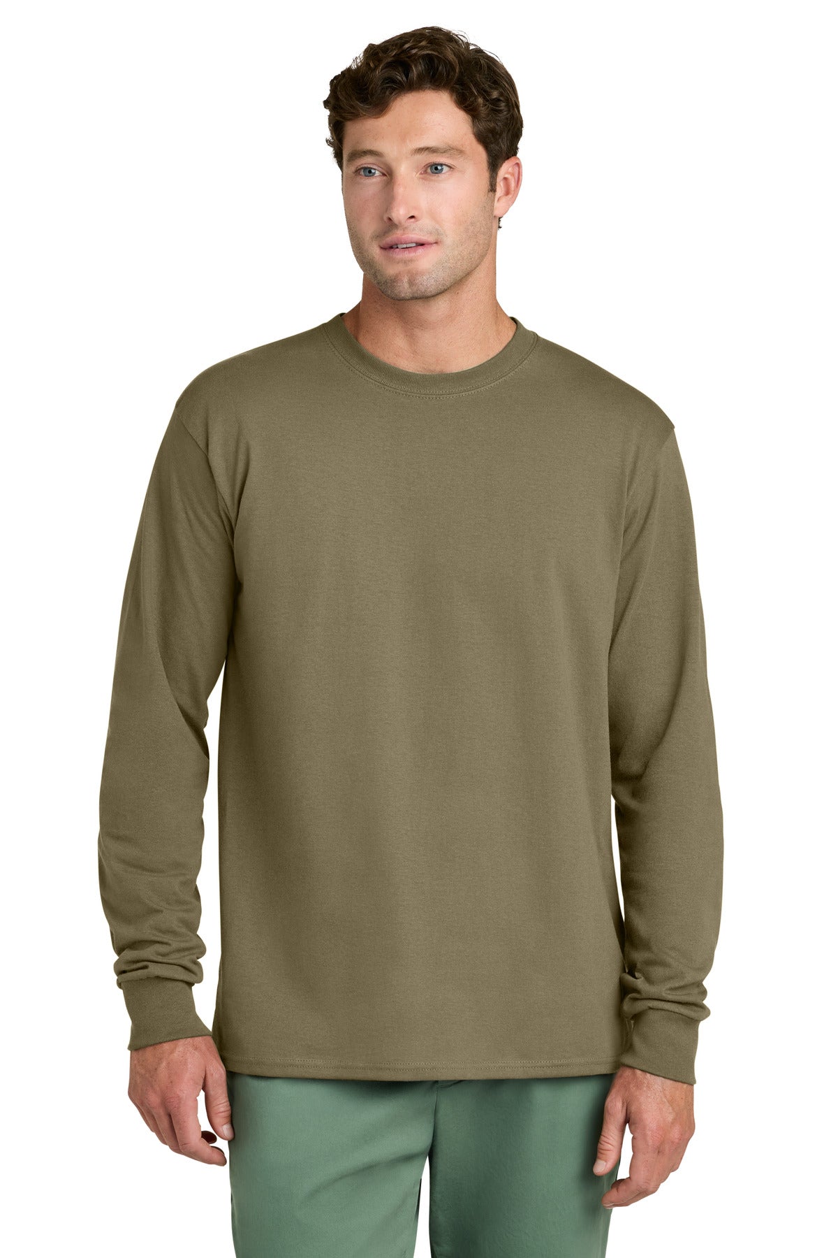 Port & Co Men's   Long Sleeve Core Cotton Tee