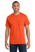 Port & Co Men's   Core Cotton Pocket Tee