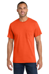 Port & Co Men's   Core Cotton Pocket Tee