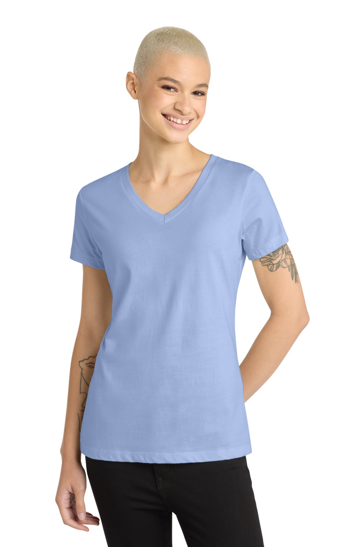 District Women's   Perfect Weight   V-Neck Tee